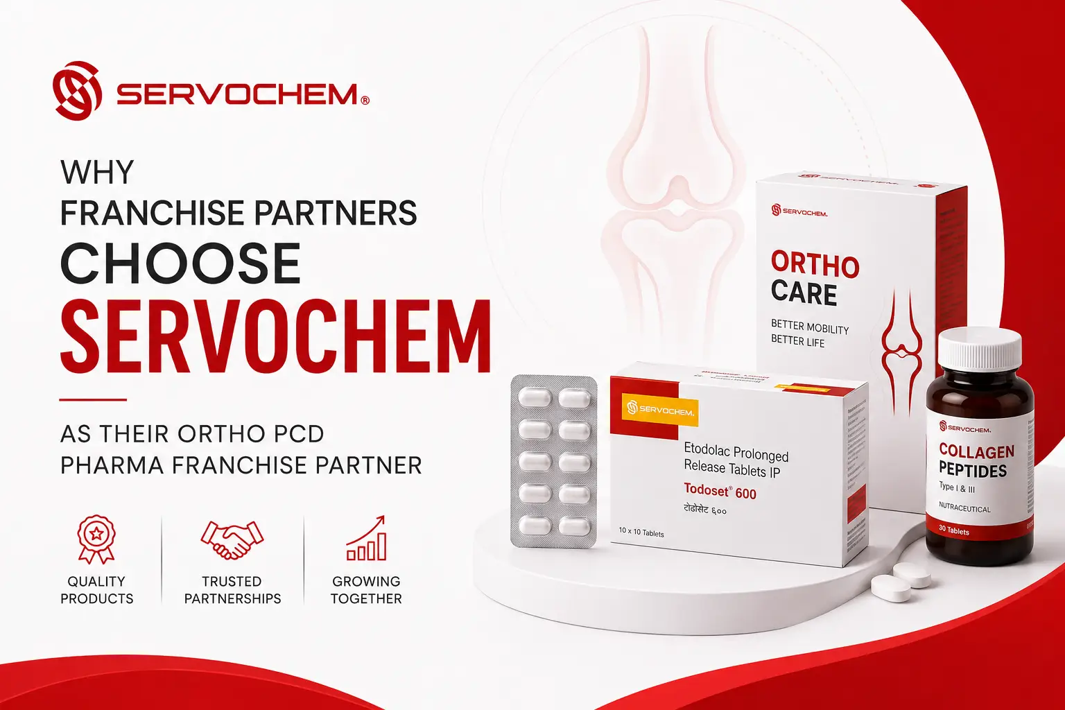 Why Franchise Partners Choose Servochem as Their Ortho PCD Pharma Franchise Partner